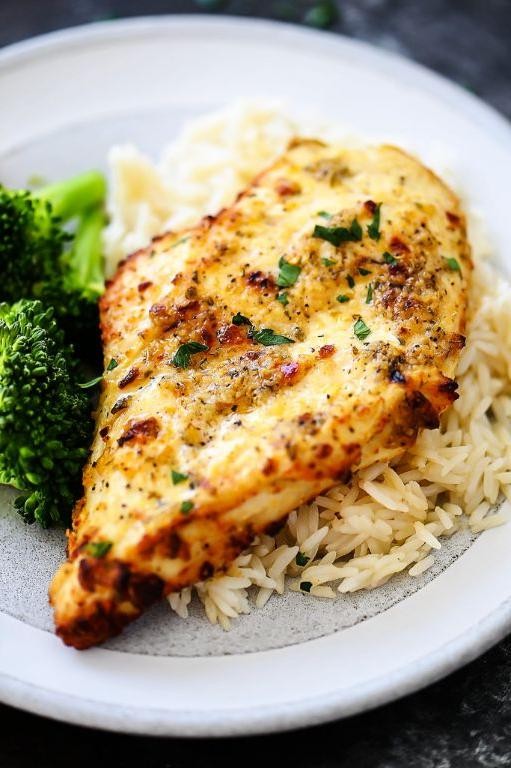 Garlic Parmesan Air Fryer Chicken Breast