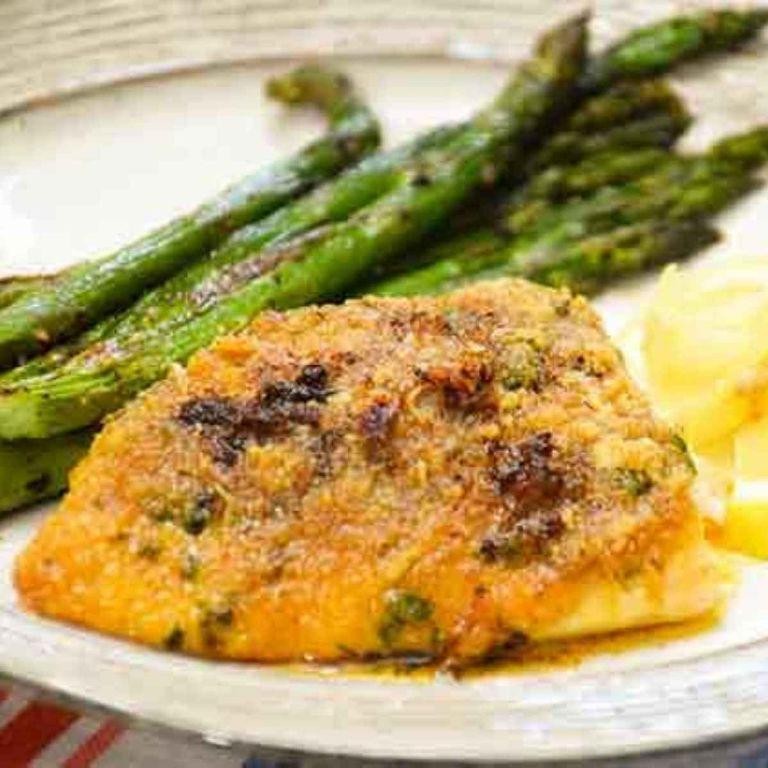 Garlic Parmesan Baked Red Snapper