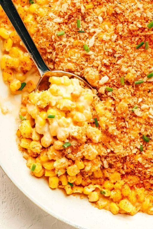 Garlic Parmesan Cream-Style Corn