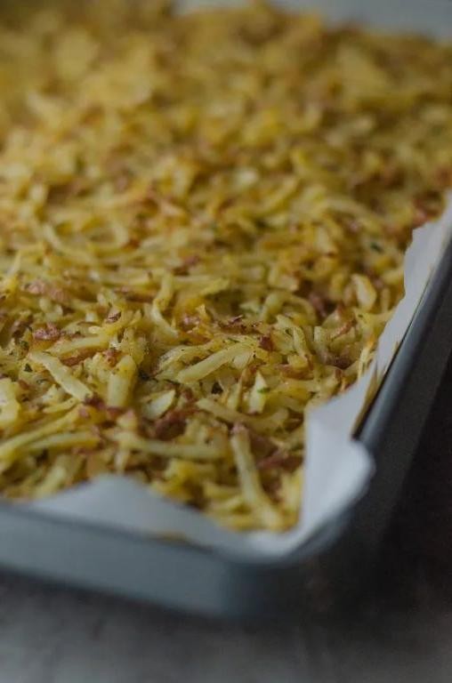 Garlic Parmesan Hash Browns