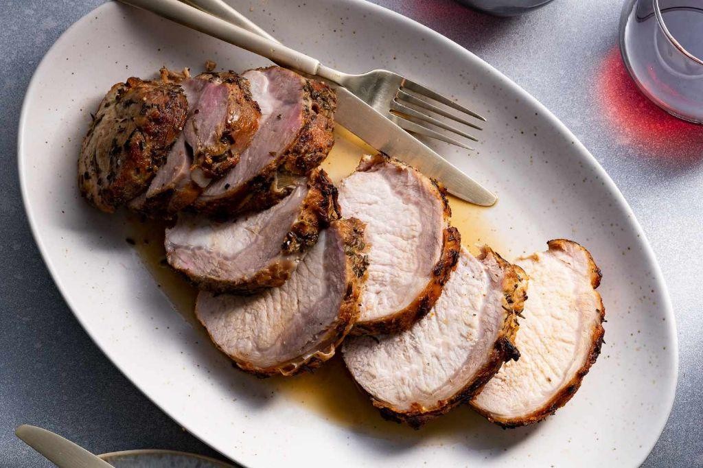 Garlic Rosemary Grilled Pork Loin