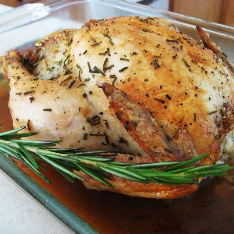 Garlic Rosemary Roasted Chicken