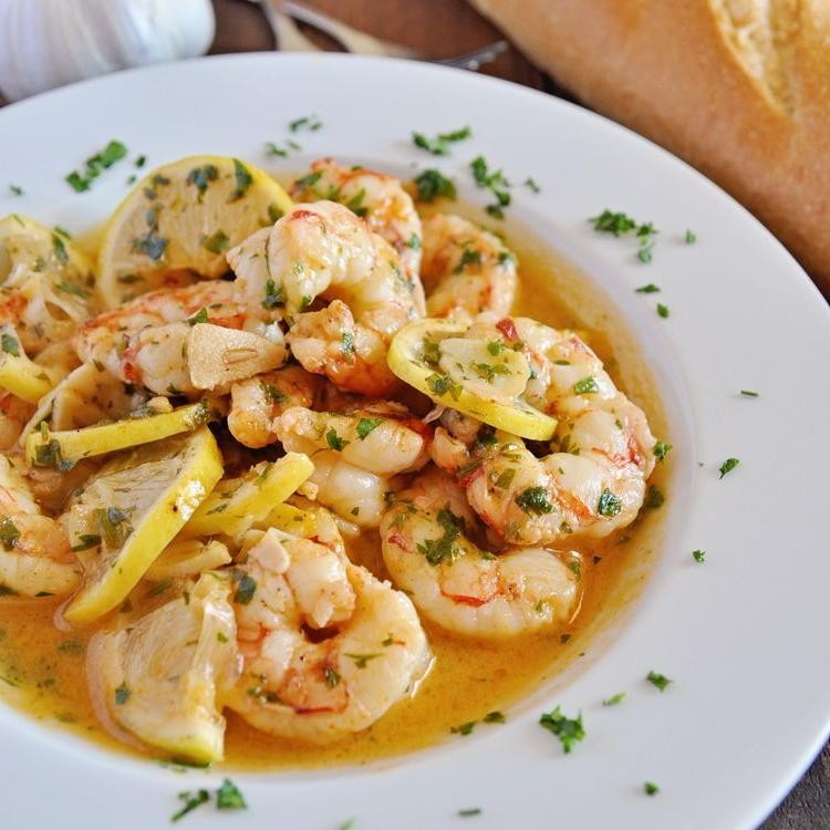 Garlic Shrimp with Lemon and Parsley