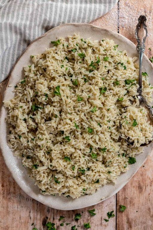 Garlic and Herb Basmati Rice