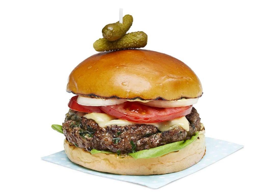 Garlic and Herb Butter-Stuffed Sirloin Burger