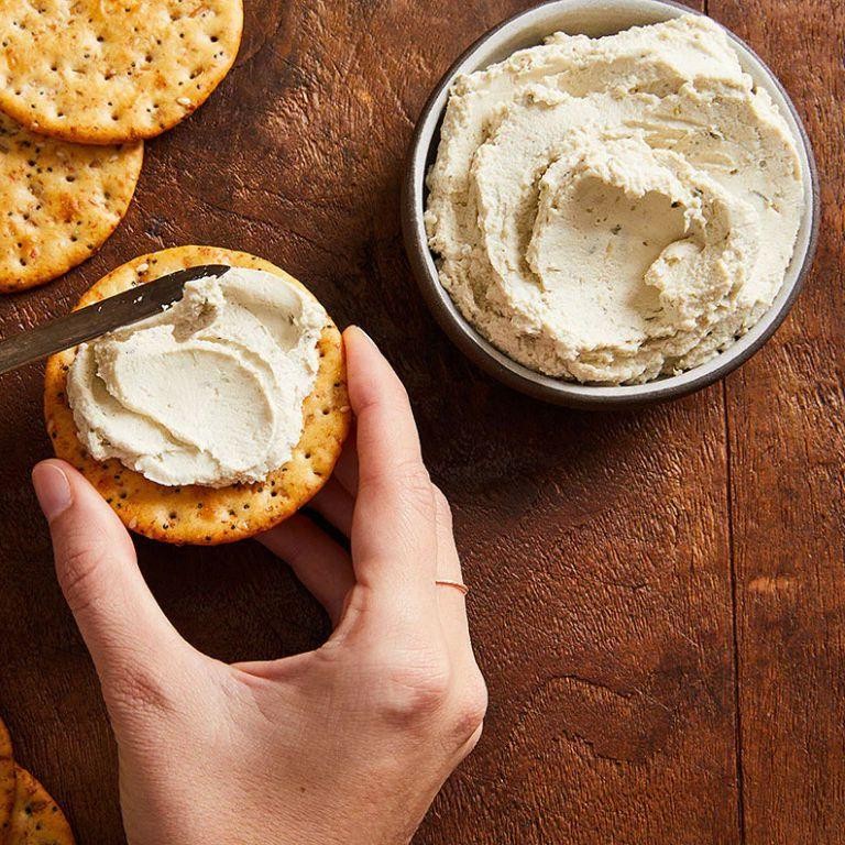 Garlic and Herb Cashew Cheese Spread