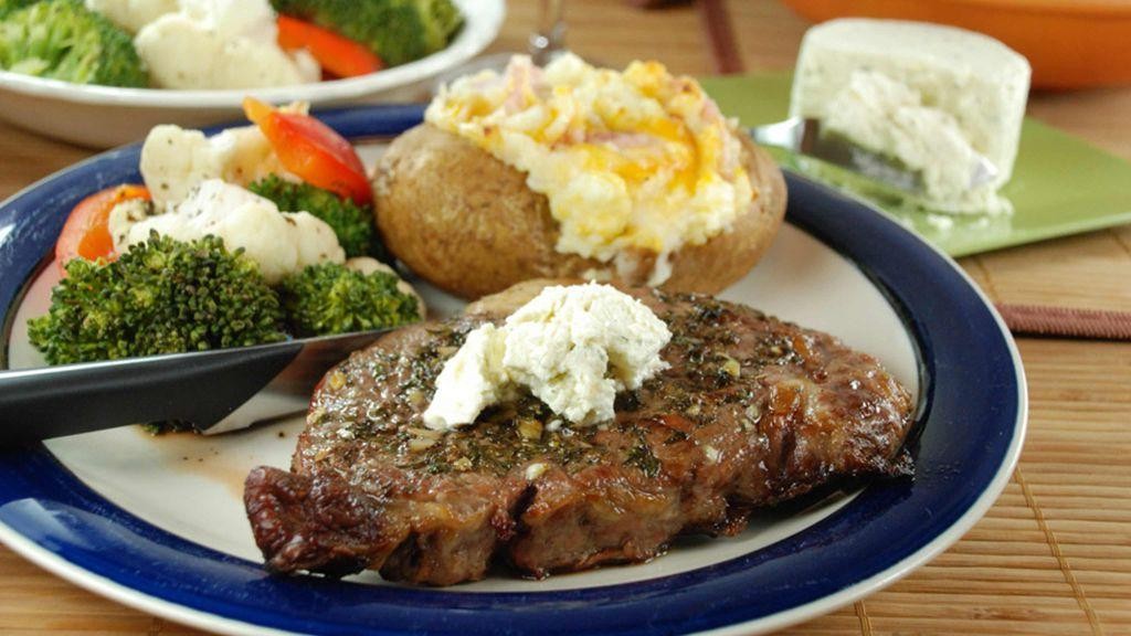 Garlic and Herb Crusted Buffalo Steak