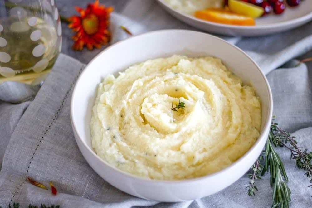 Garlic and Herb Mashed Parsnips