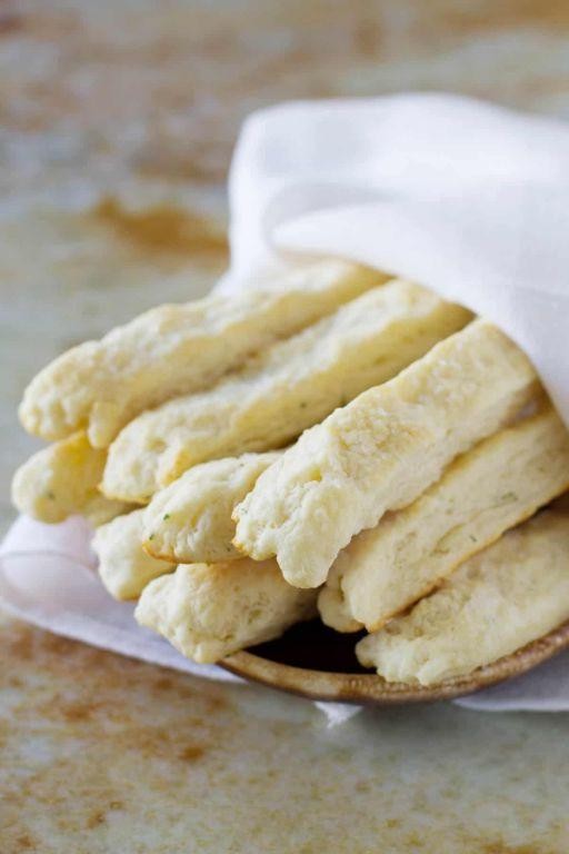Garlic and Herb Sour Cream Breadsticks