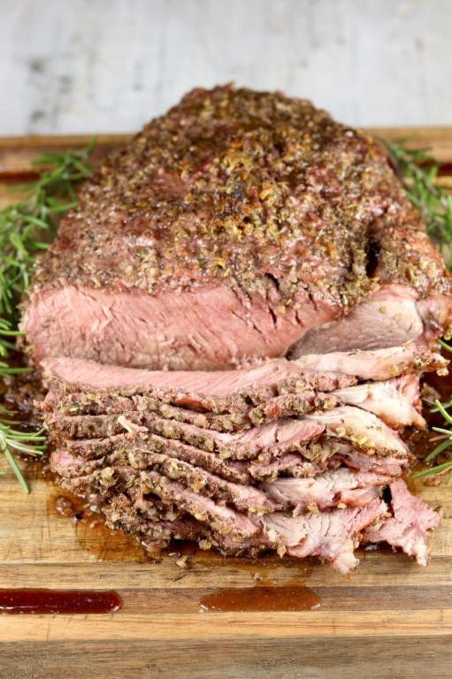 Garlic and Herb-Crusted Brisket