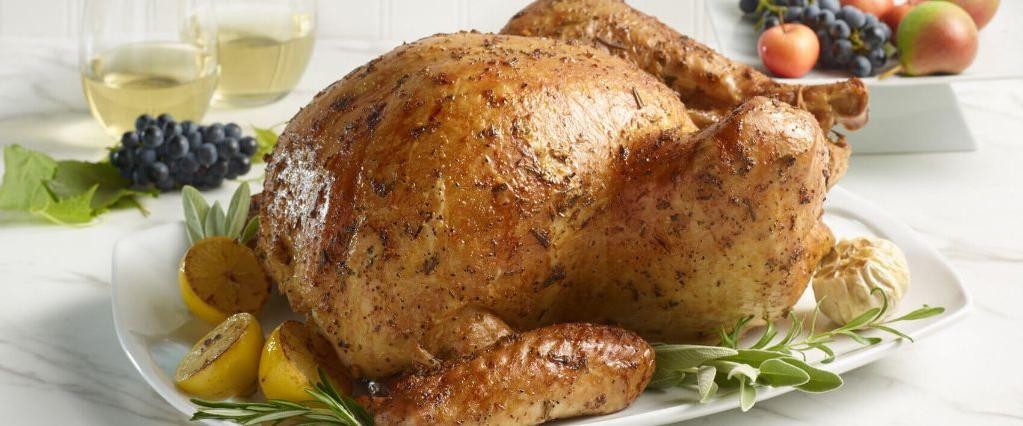 Garlic and Rosemary Brined Turkey