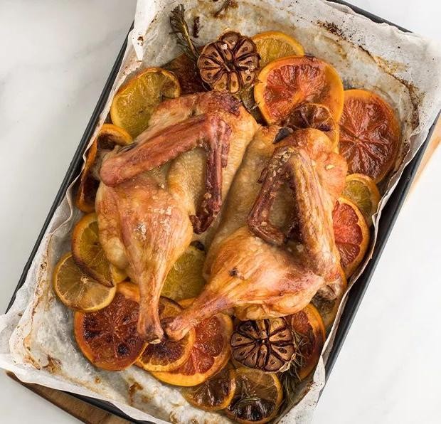Garlic and Rosemary Roasted Duck