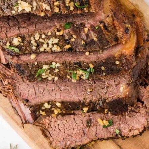 Garlic and Rosemary Slow Cooker Eye Round Roast