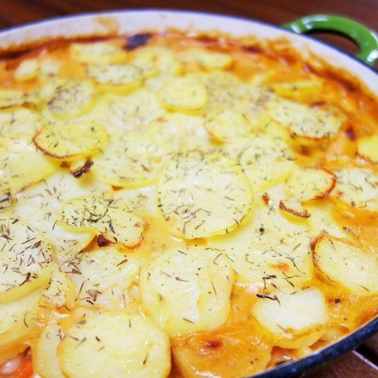 Garlic and Thyme Great Northern Bean Casserole