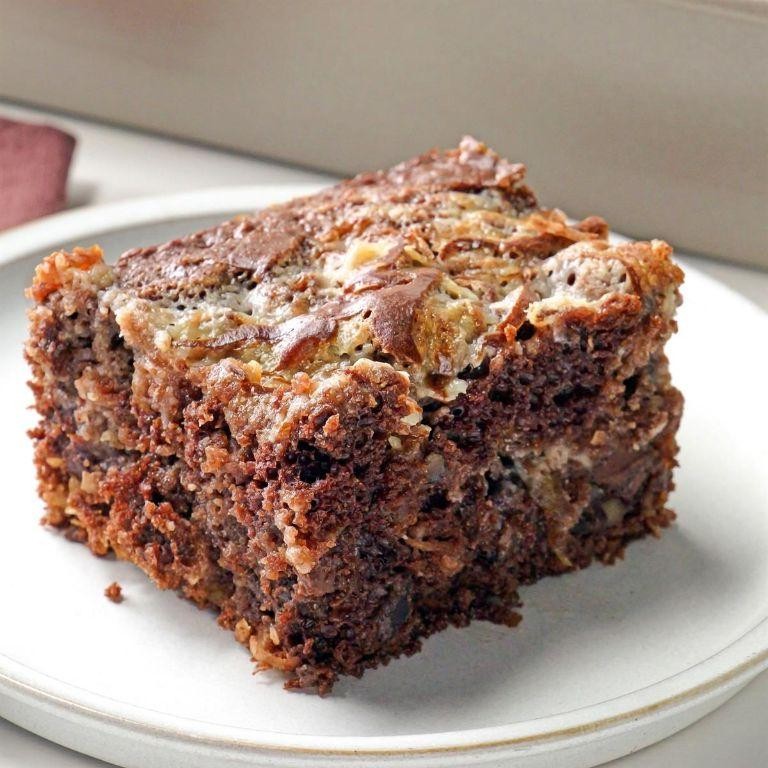 German Chocolate Avalanche Dump Cake