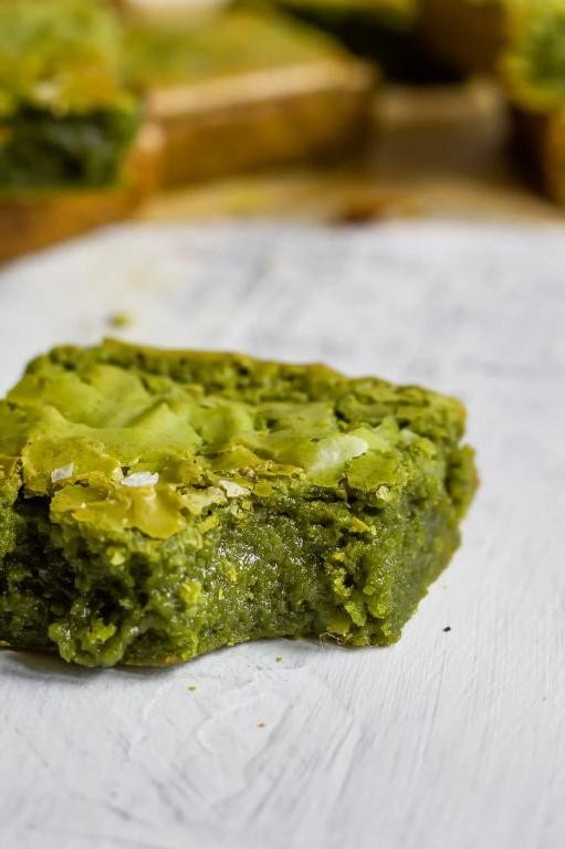 Ghastly Matcha Green Tea Brownies