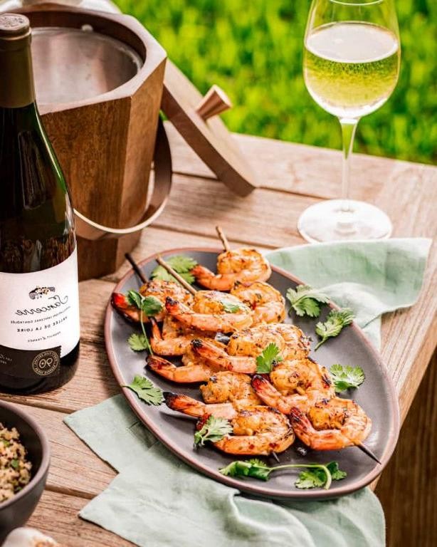 Ginger Garlic Shrimp Skewers