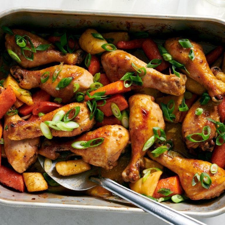 Ginger Honey Baked Drumsticks