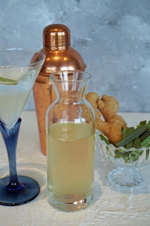 Ginger Lemongrass Vodka Infusion