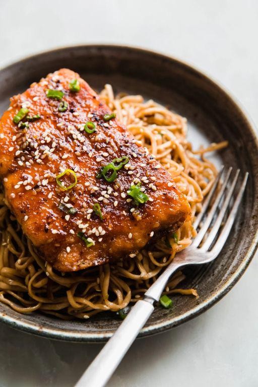 Ginger Sesame Salmon Ramen