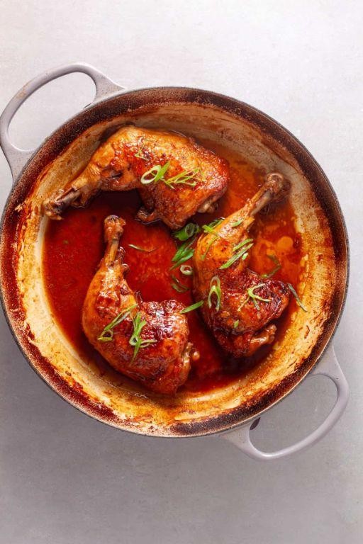 Ginger Soy Marinated Chicken Quarters