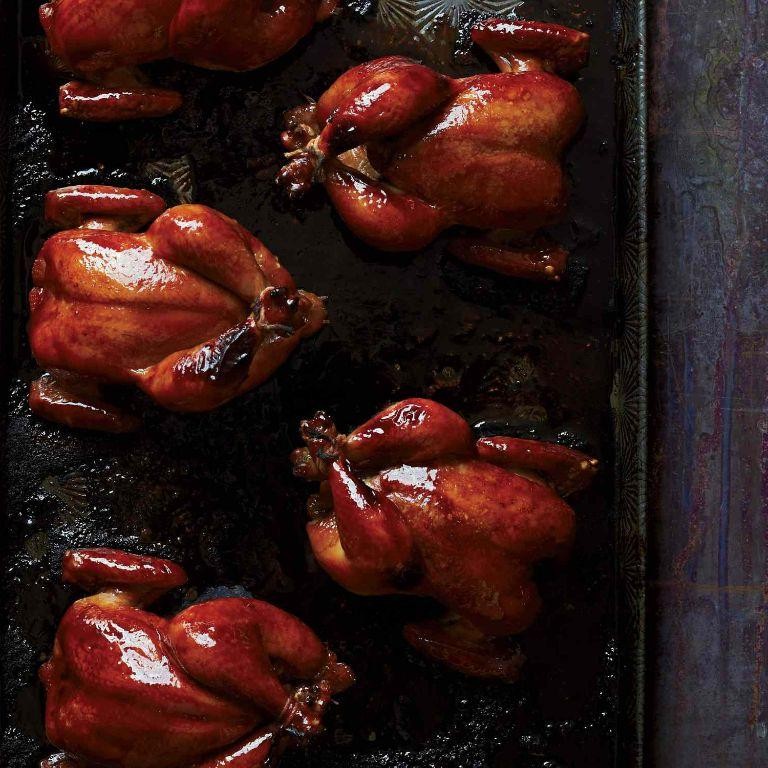 Ginger Soy Slow Cooker Cornish Hens