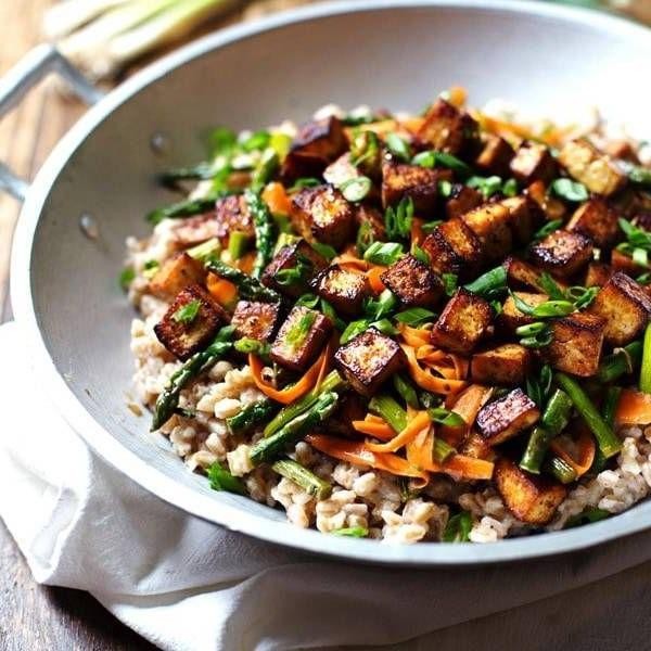 Ginger Soy Tofu and Veggie Stir Fry