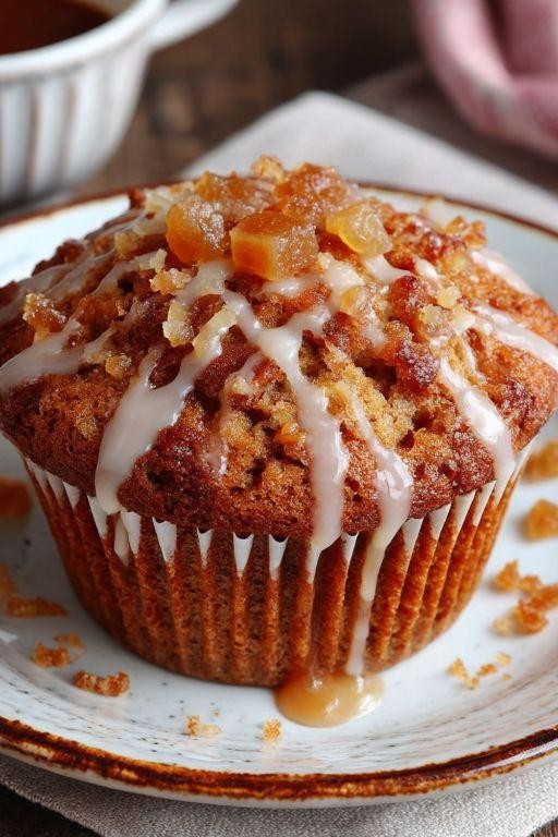 Ginger Syrup Cupcake Glaze