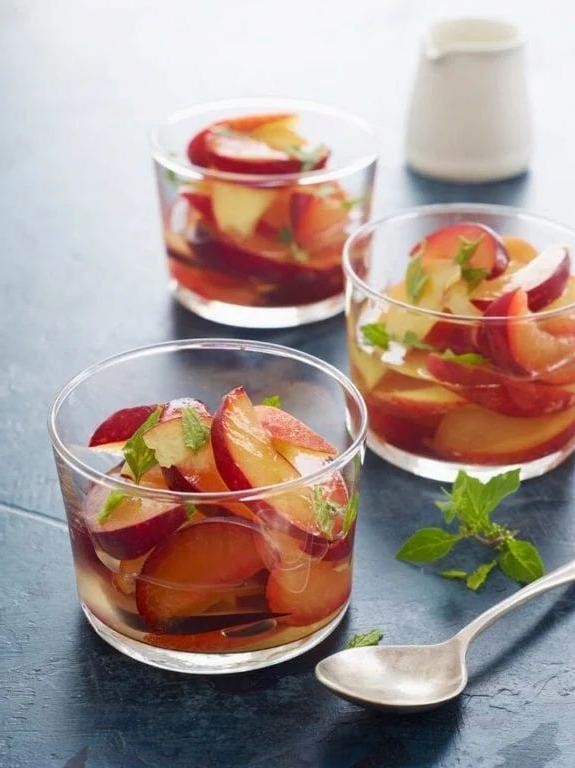 Ginger Syrup Infused Fruit Salad