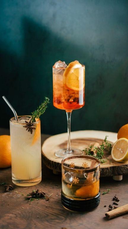 Ginger-Pear Whiskey Collins