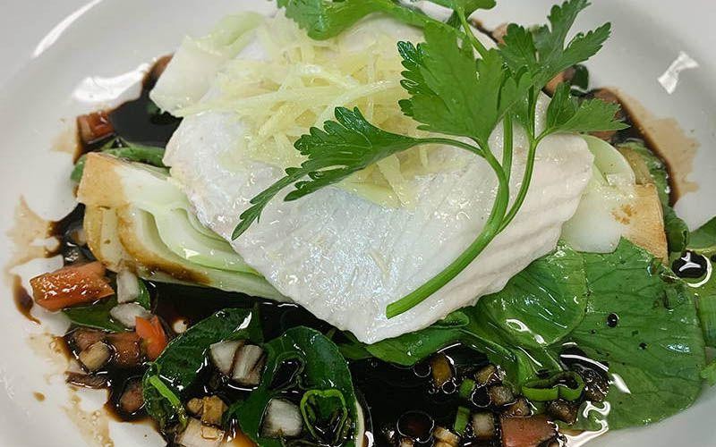 Ginger-Soy Marinated Wahoo