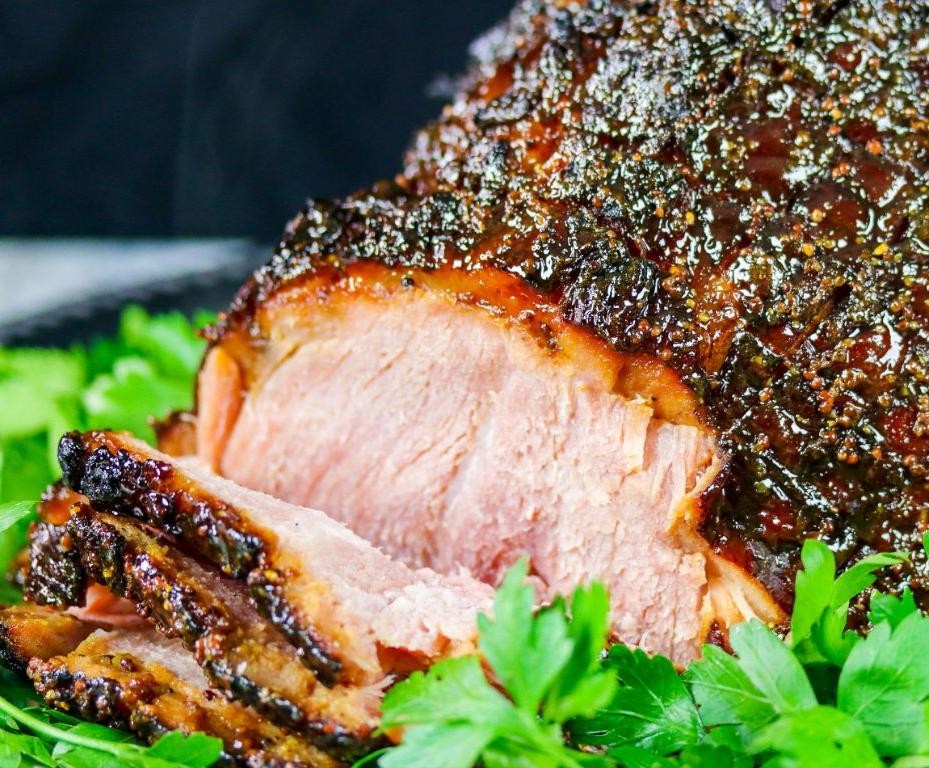 Glazed Ham with Honey and Dijon
