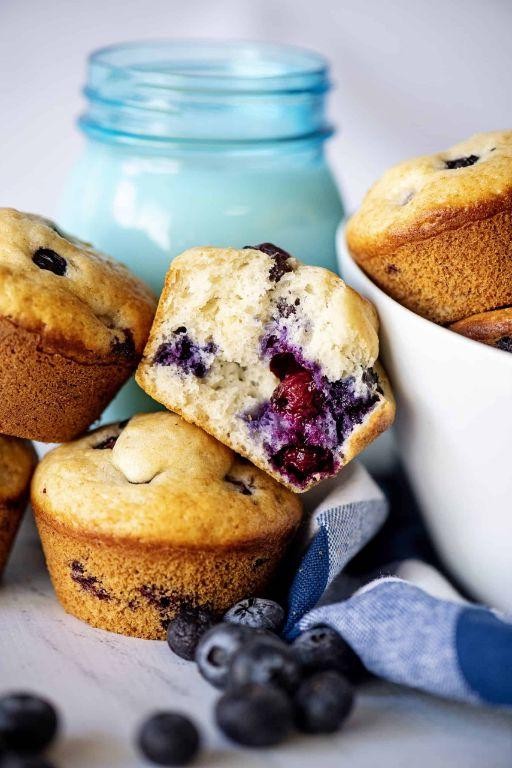 Gluten Free Bisquick Blueberry Muffins
