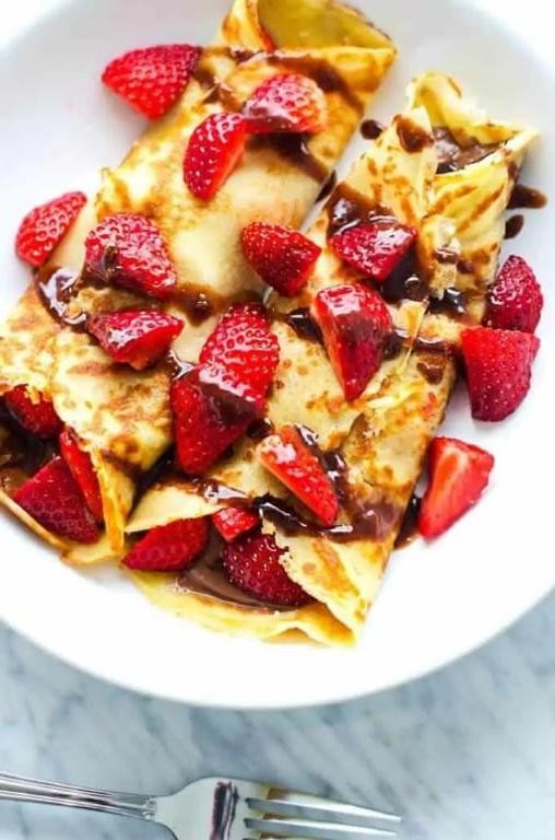 Gluten-Free Crepes with Nutella