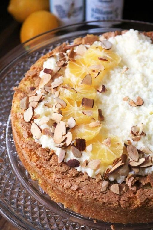 Gluten-Free Lemon Pudding Cake with Almond Crumble