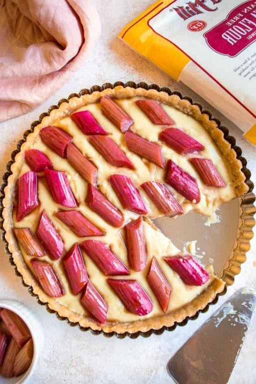 Gluten-Free Rhubarb Custard Pie