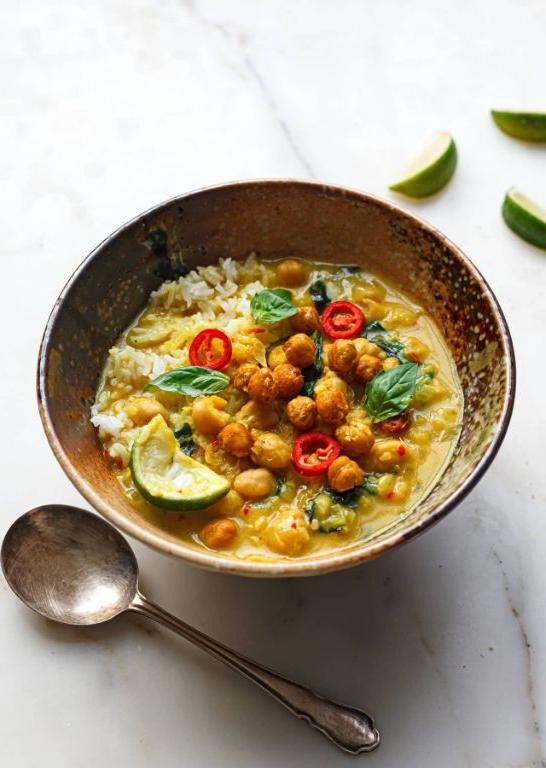 Golden Vegan Chickpea Stew