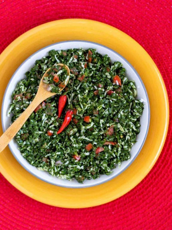 Gotu Kola Sambol (Pennywort Salad)