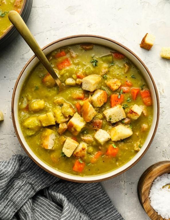 Gourmet Split Pea and Ham Soup