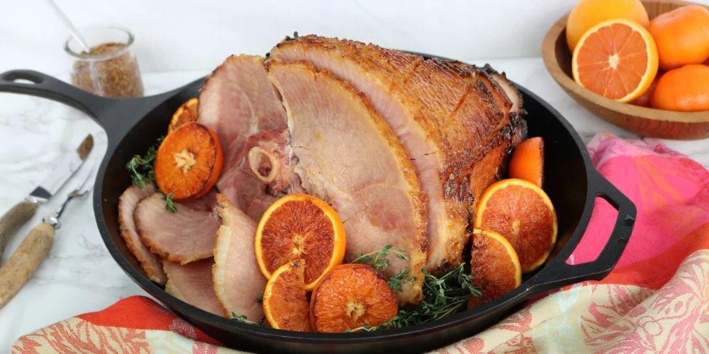 Grapefruit and Thyme Baked Ham