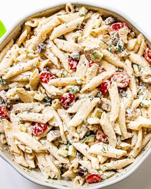 Greek Chicken Penne with Feta