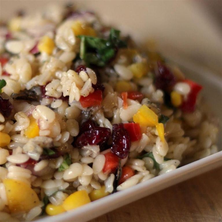 Greek Orzo and Wild Rice Salad