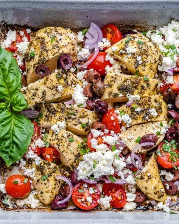 Greek Style Baked Chicken Breast