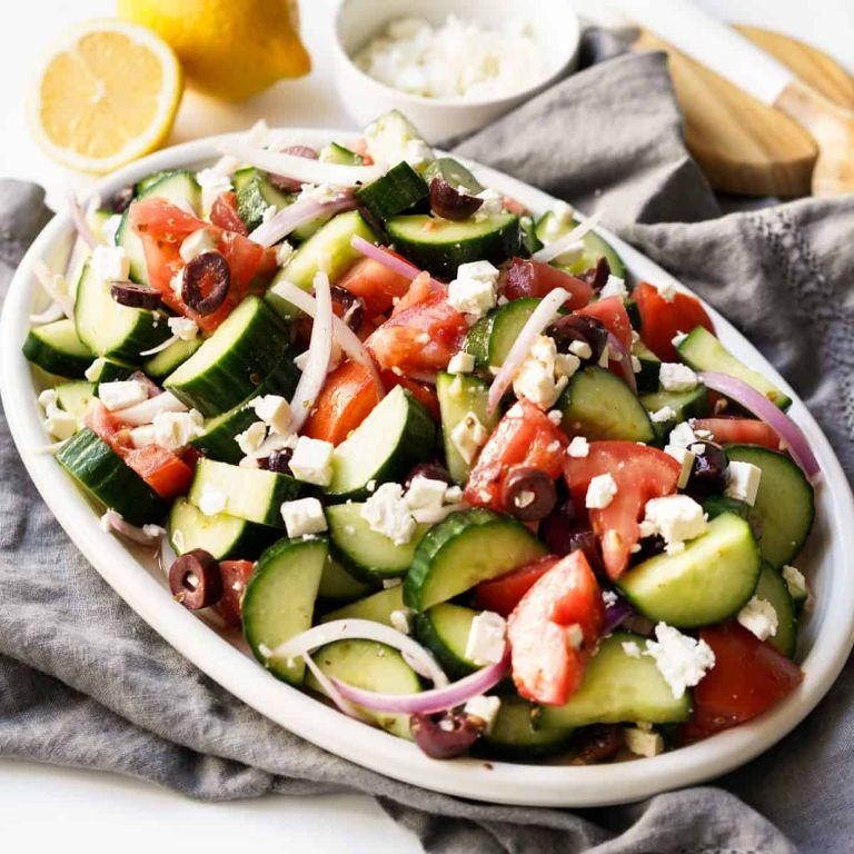 Greek Style Cucumber Olive Mayo Fusion