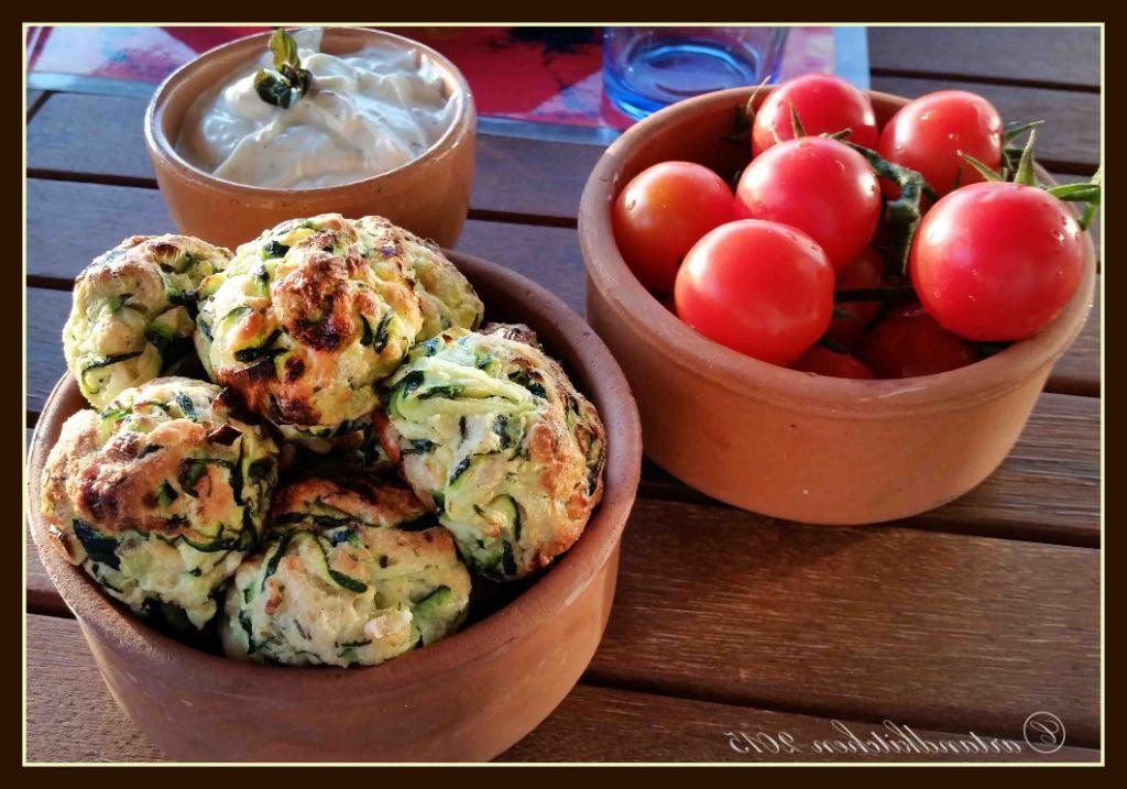 Greek Zucchini Balls with Feta and Dill