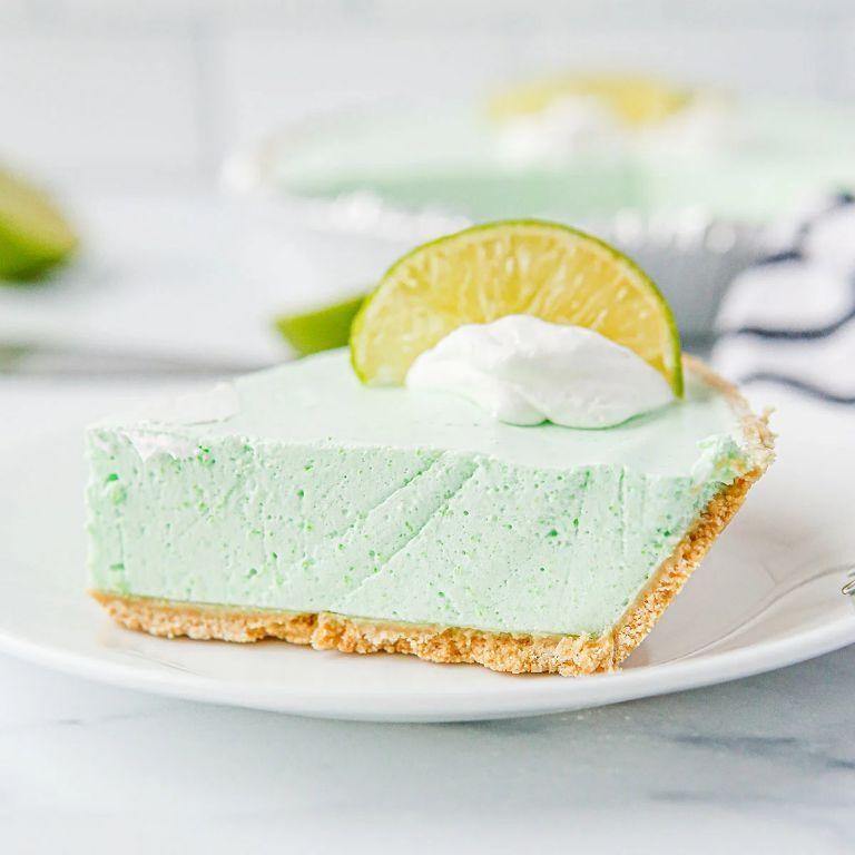 Green Apple and Lime Jello Tart