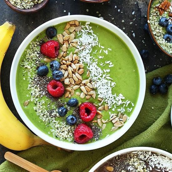 Green Banana Smoothie Bowl