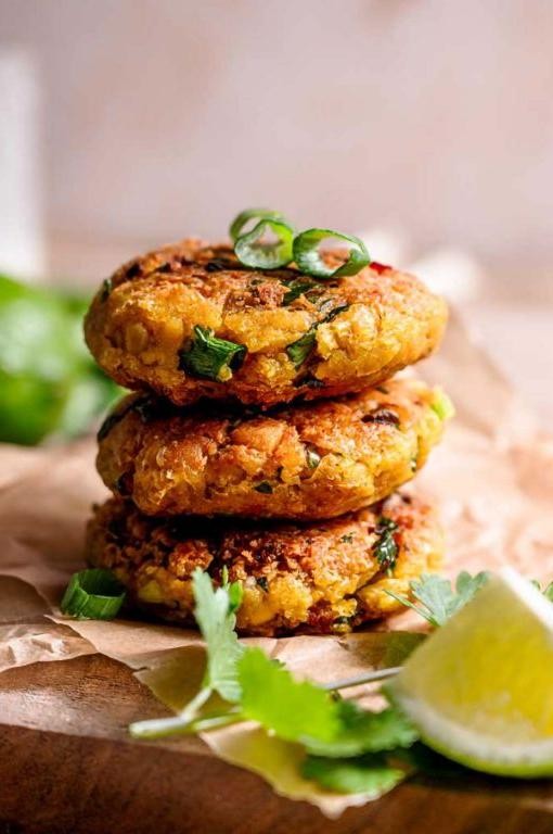 Green Banana and Chickpea Patties