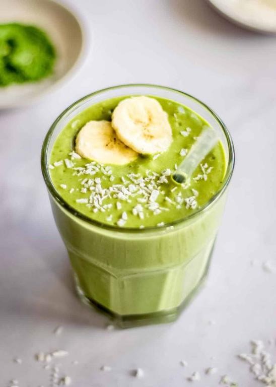 Green Matcha Protein Smoothie Boost