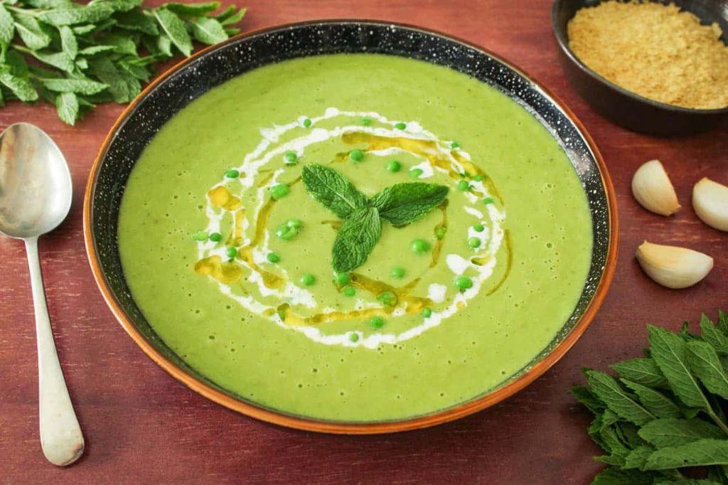 Green Pea and Mint Soup